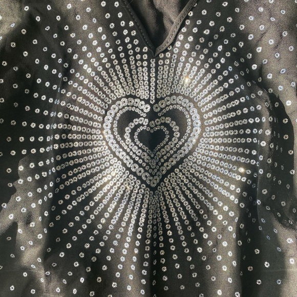 Sparkly black top - Picture 2 of 3